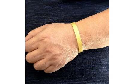 バングル 24金 純金 ブレスレット 鍛造 シンプル 24k k24 太め 大きい 造幣局検定刻印付有限会社アトラス