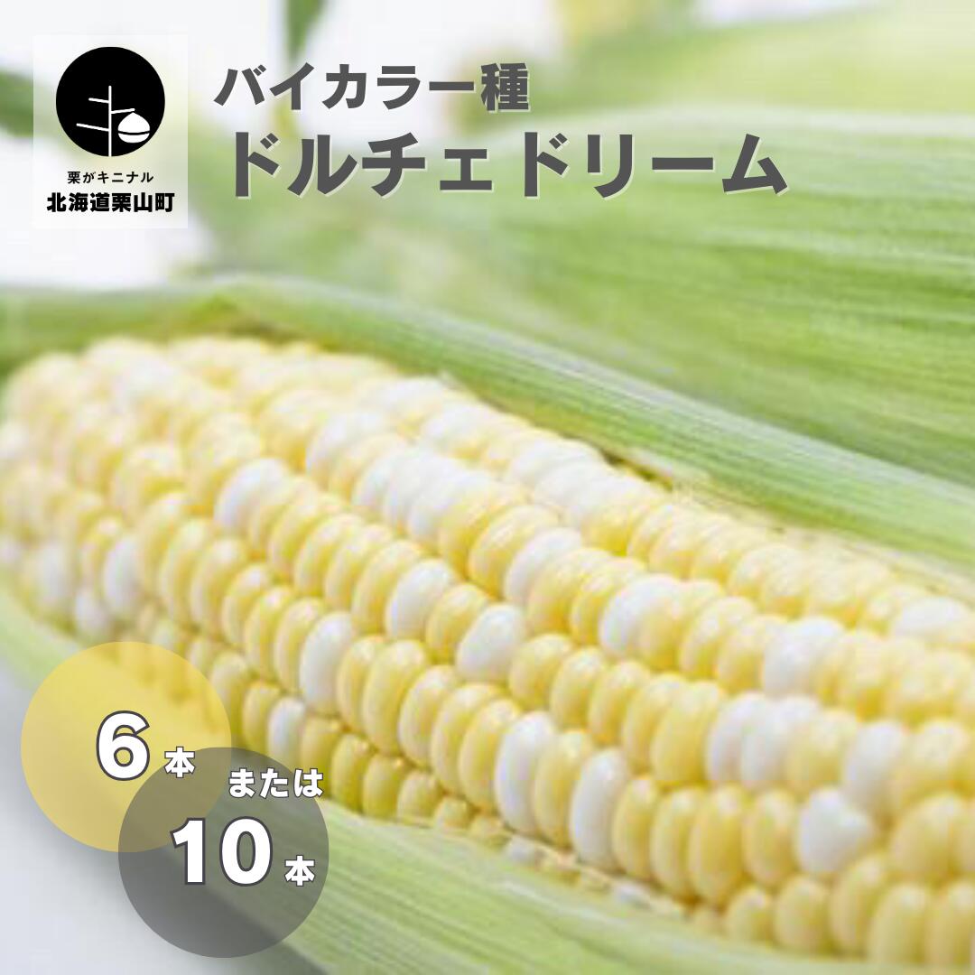 【ふるさと納税】超スイーツコーンバイカラー種ドルチェドリーム満喫《6本セット・10本セット》