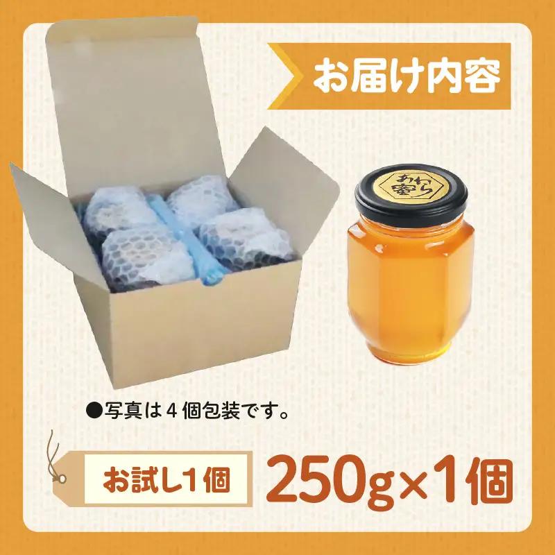 【天然はちみつ】 raw honey あわら蜜 1個 / 非加熱 生産者直送 蜂蜜 ミツバチ 純はちみつ ローヤルゼリー 生はちみつ みつばち [aw101-a001]