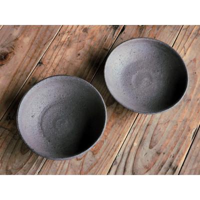 ふるさと納税 日置市 炭化焼成皿(二枚組) |  | 01