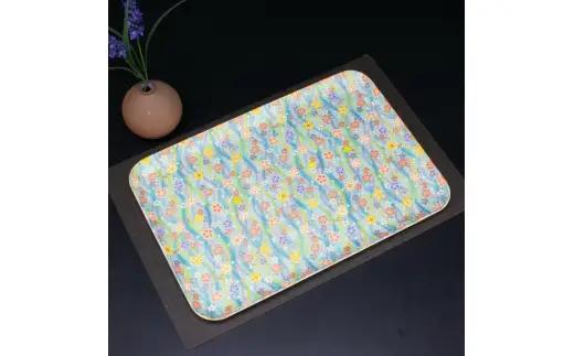 タツクラフト 友禅和紙トレー L 39cm 2枚セット 梅桜 桜流れ 【Tk327】【ttcf922-yul-11】