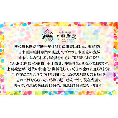 ふるさと納税 京都市 【上羽絵惣】絵具彩いろセット|京都 絵具 人気 老舗 |  | 01