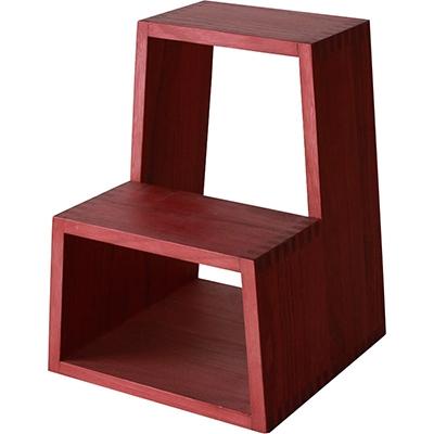 ふるさと納税 大川市 暮らしにプラスする小物家具【PRIMO ステップスツール  シュイロ】職人MADE大川家具『境木工』