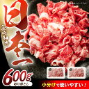 【ふるさと納税】【最速発送】長崎和牛 切落し 300g×2パック /長崎県産 長崎和牛 牛肉 和牛 牛 切り落とし / 諫早市 / 有限会社長崎フードサービス [AHDD001] 最短 最速 スピード 発送