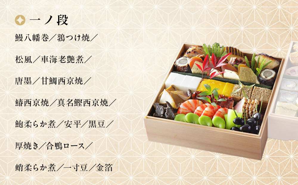 ※店頭受取限定※【京料理 木乃婦】御節(おせち)二段重3～4人前｜京都 老舗料亭 おせち 人気［ 京都 老舗 料亭 ミシュラン掲載 おせち料理 贅沢 グルメ 京料理 人気 おすすめ おいしい おせち 