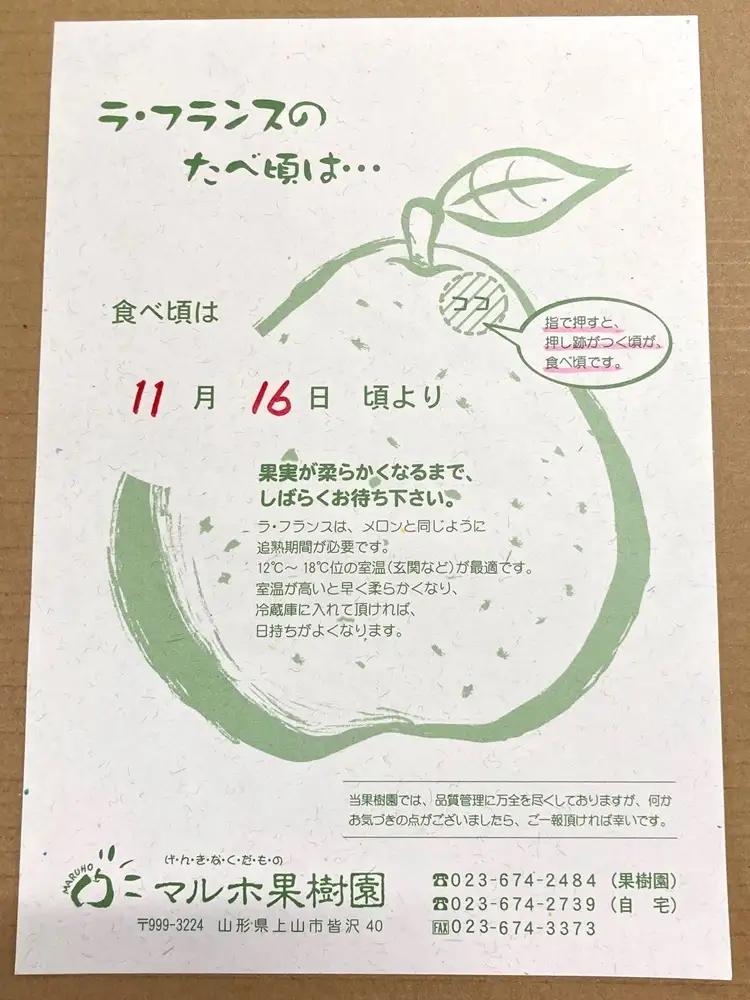 希少品種【リーガル・レッド・コミス】と【ラ・フランス】の詰合せ　３ｋｇ　0078-2601