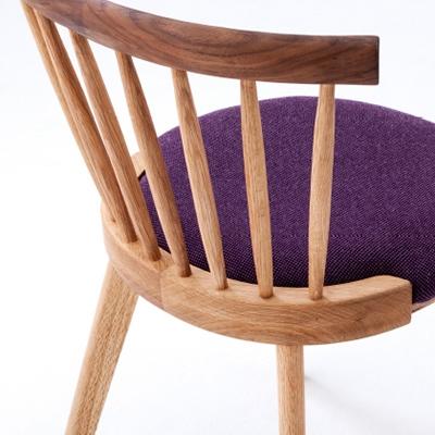 ふるさと納税 大川市 【BENCA】ジャスミン ダイニングチェア M (オーク×ウォールナット) |  | 02