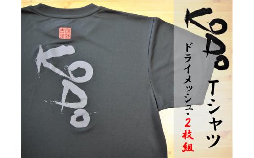 熊野古道Tシャツ【KODOTシャツ・2枚組】ドライメッシュ生地でいつでもさわやか。