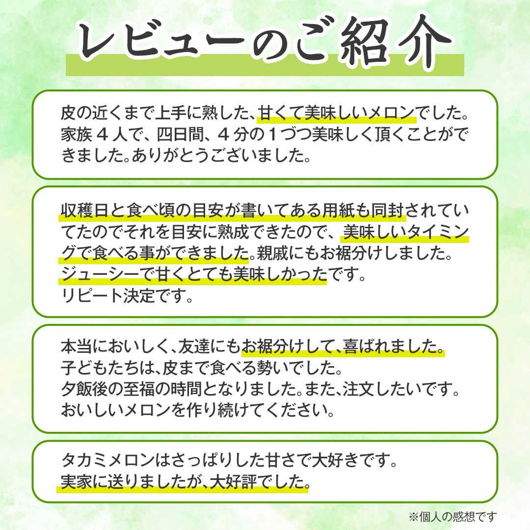 【 先行予約 2026年6月上旬以降発送】 令和8年産 八千代町産 タカミメロン 秀品 4-5玉 約6kg 期間限定 産地直送 果物 フルーツ メロン 甘い 人気 タカミ 貴味 [AX063ya]