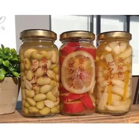 亜麻色ピクルス 80g×3本セット_惣菜・加工品  漬物   惣菜・加工品  缶詰・瓶詰 _【1512339】