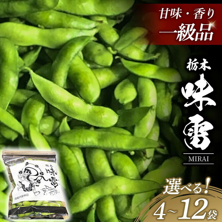 【ふるさと納税】＼選べる内容量／ 土づくりからこだわったオリジナルブランド枝豆「味雷」 | えだまめ えだ豆 濃厚 オリジナル 産地直送 ※2026年7月～発送