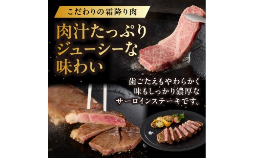 【10月配送】佐賀牛サーロインステーキ 1kg ／ 牛肉 肉 お肉 佐賀牛 霜降り サーロイン ロース A5 A4 a5 a4 黒毛和牛 ブランド牛 国産 佐賀県 玄海町 冷凍 人気 おすすめ 送料無