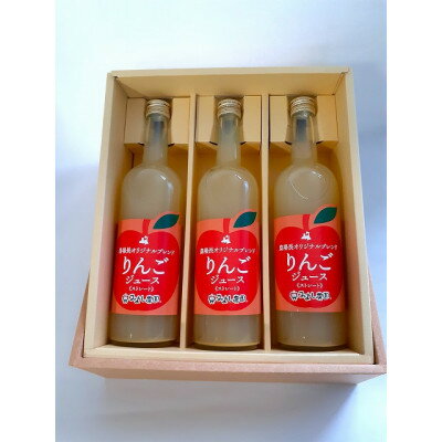 【ふるさと納税】りんごジュース　3本セット【1653623】