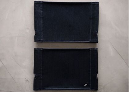 カーミットチェア 張替え用ランプシート（紺色）背裏ポケットなし チェア いす カーミットチェア デニム 尾州デニム キャンプ キャンプ用品 アウトドア アウトドア用品 愛知県 知多市