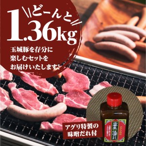 玉城豚BBQセット[玉城豚 焼き肉 ドイツウインナー]