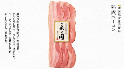 【 お歳暮 熨斗付 】 日本ハム 美ノ国 ギフトセットC 肉 にく 贈答 ギフト 詰め合わせ ハム  生ハム ロース ステーキ ベーコン あらびき ソーセージ ウィンナー [AA077ci]