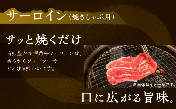 北海道 北十勝 短角牛 サーロイン(焼きしゃぶ用)300g×2パック《足寄町》【北十勝ファーム】肉 サーロイン 焼きしゃぶ 牛肉 赤身 和牛 300g ギフト 十勝 北海道産 道産 あしょろ 北海道