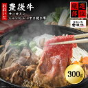 【ふるさと納税】 【 厳選部位 】 豊後牛 サーロイン しゃぶしゃぶすき焼き用 300g 牛肉 肉 お肉 サーロイン しゃぶしゃぶ すき焼き ギフト プレゼント 贈答 化粧箱入り 国産 九州産 大分県産 D18