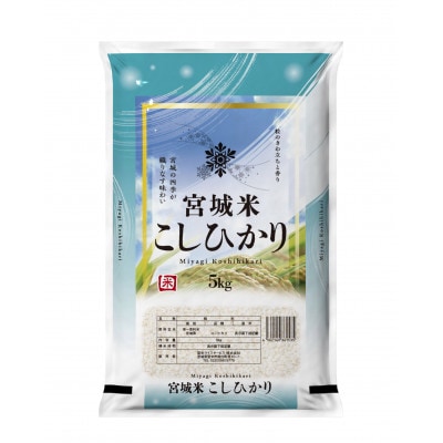 令和7年産　宮城県登米市産コシヒカリ(精米)5kg×2袋セット【1725582】