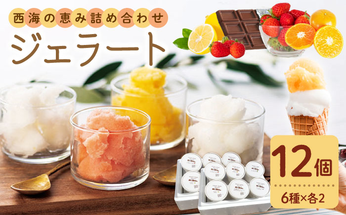 おまかせ ジェラート 12種 ＜みかんドーム＞ [CAI027] ジェラート アイス じぇらーと ジェラート 果物 旬 ジェラート 贈答 ギフト 贈り物