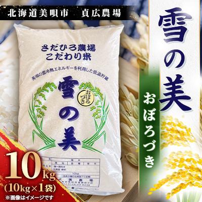 ふるさと納税 美唄市 令和7年度産　北海道美唄市　おぼろづき　精米(10kg)貞広農場