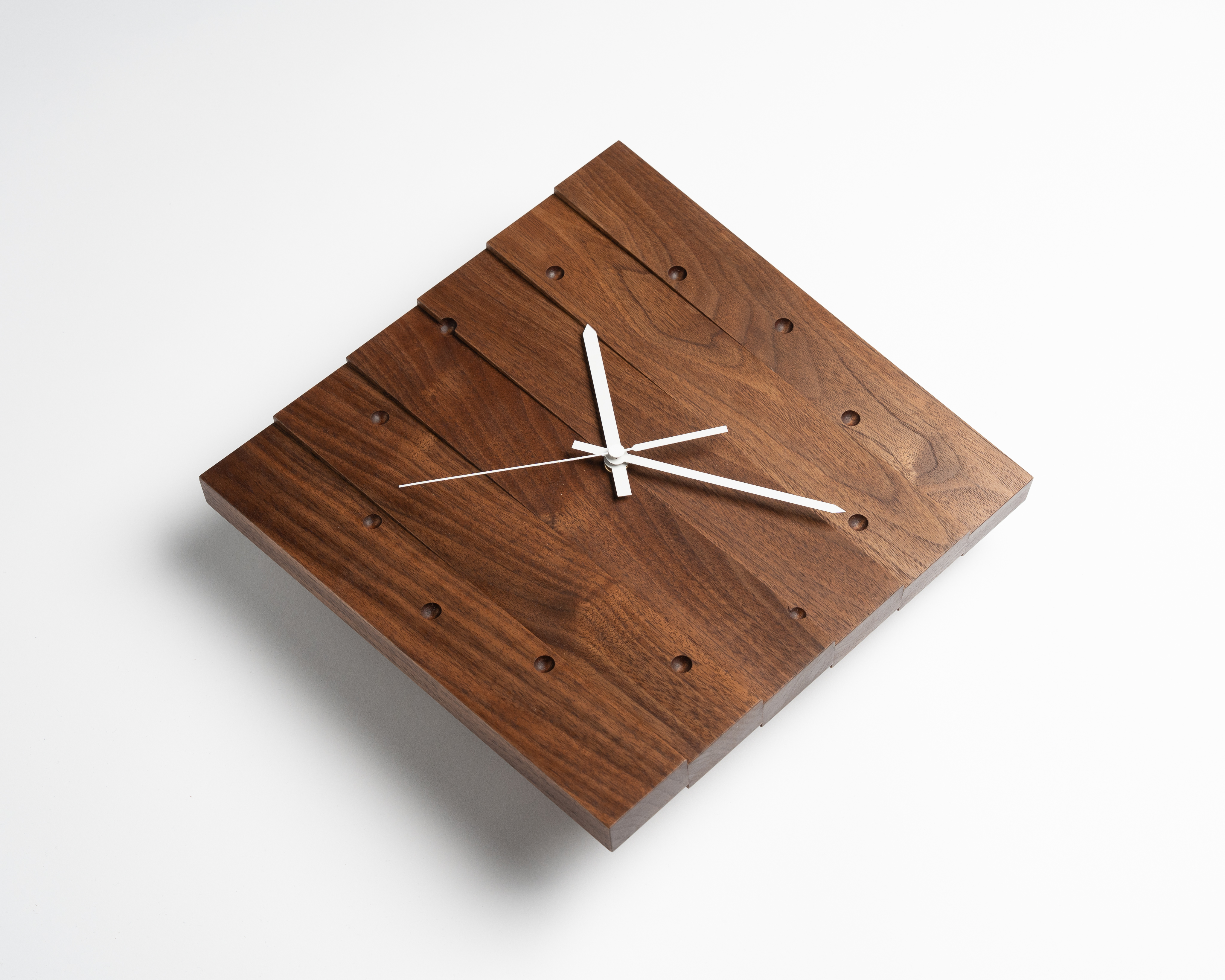 掛け時計(大)＜樹種：ウォールナット＞