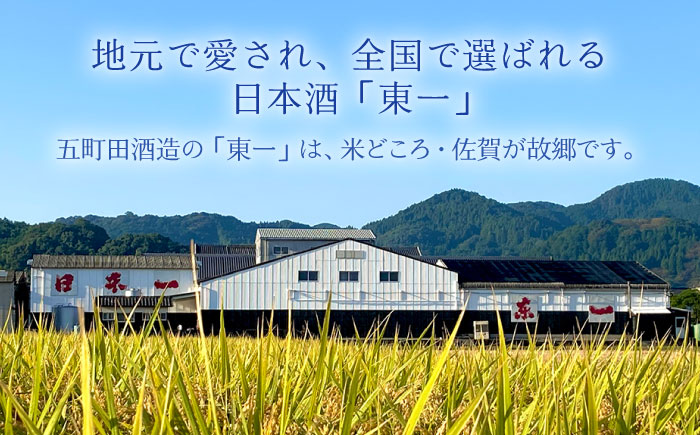 【12回定期便】東一 純米吟醸 1.8L 1本 【嬉野酒店】 [NBQ109] 五町田酒造 日本酒 酒