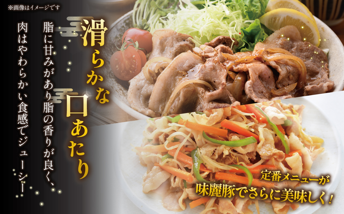 6ヵ月定期便 みらい豚 もも肉 スライス 2kg （ 500g × 4P ） │ 豚肉 豚 小分け もも モモ ももスライス モモスライス しゃぶしゃぶ ぶた肉 冷凍 銘柄豚 村下商事 定期便 茨城県