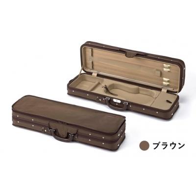 ふるさと納税 境町  【東洋楽器】職作りの本製バイオリンケース(ULオブロング)ブラウン