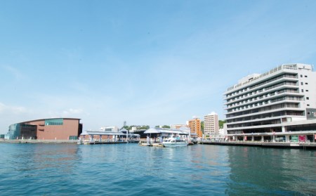 ペア宿泊券 下関グランドホテル 海側ツイン2名様 ～しものせき水族館「海響館」チケット付 FM