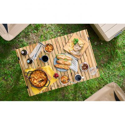 ふるさと納税 大河原町 アウトドアテーブル 幅90cm HUGEL ウッドロールテーブル WRT-90[53752004] |  | 02