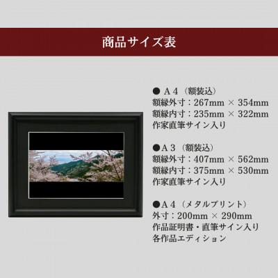 ふるさと納税 天理市 天理の風景1『FLEETING DANCE 〜儚い舞〜』 A4額装プリント |  | 02