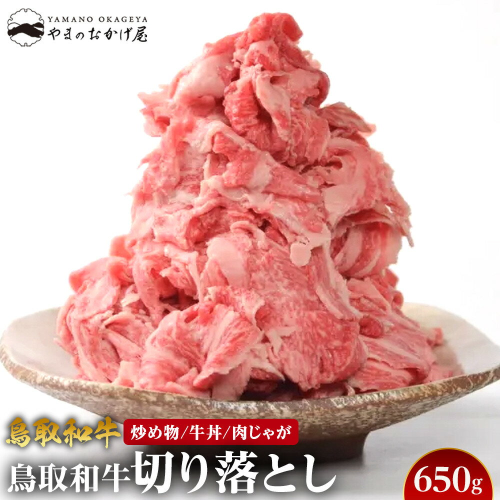 【ふるさと納税】69.鳥取和牛　切り落とし　650g