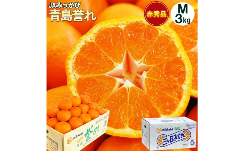 
                  三ヶ日みかん 本貯蔵 青島 誉れ 【赤秀】Mサイズ3キロ(27個前後)  ミカン 果物 くだもの フルーツ 甘い 浜松市 果物類 柑橘類 [№5360-0508]
                