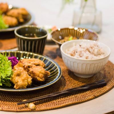 ふるさと納税 瑞浪市 【美濃焼/みずなみ焼】しのぎ茶碗M 5個セット(くすみホワイト×2,ブラック×2,くすみグレー×1) |  | 02