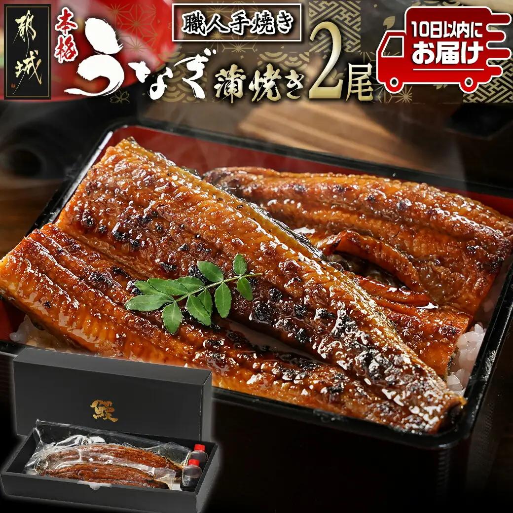 職人手焼きの本格うなぎ蒲焼き2尾≪みやこんじょ特急便≫_MJ-33-003-2-Q_(都城市) 国産 本格 うなぎ 鰻 蒲焼 宮崎 うなぎ ★レビューキャンペーン対象品★