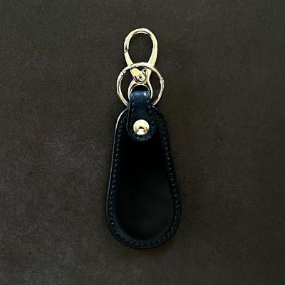 ふるさと納税 葛飾区 数量限定【コードバン】靴べら ネイビー ASUMEDERU itakura ハンドメイド