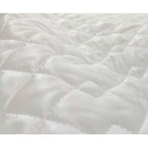 ＜Mサイズ 43×63cm＞ピュアシルク枕パッド1枚 ホワイト SCC-4363
