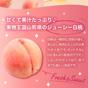 【2026年産 先行予約】 白桃＆黄桃 詰め合わせ (品種おまかせ) 2kg 秀品 化粧箱入り 東根農産センター提供 山形県 東根市 hi027-263 （果物 フルーツ くだもの もも 桃 白桃 黄