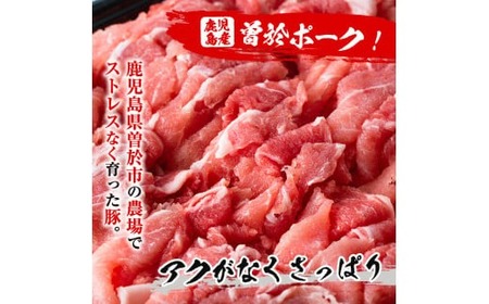＜2025年7月中に発送予定＞鹿児島県曽於市産 曽於ポーク切り落とし3.25kg(250g×13パック)セット 国産 豚肉 切り落とし【Rana】A408-07-v01