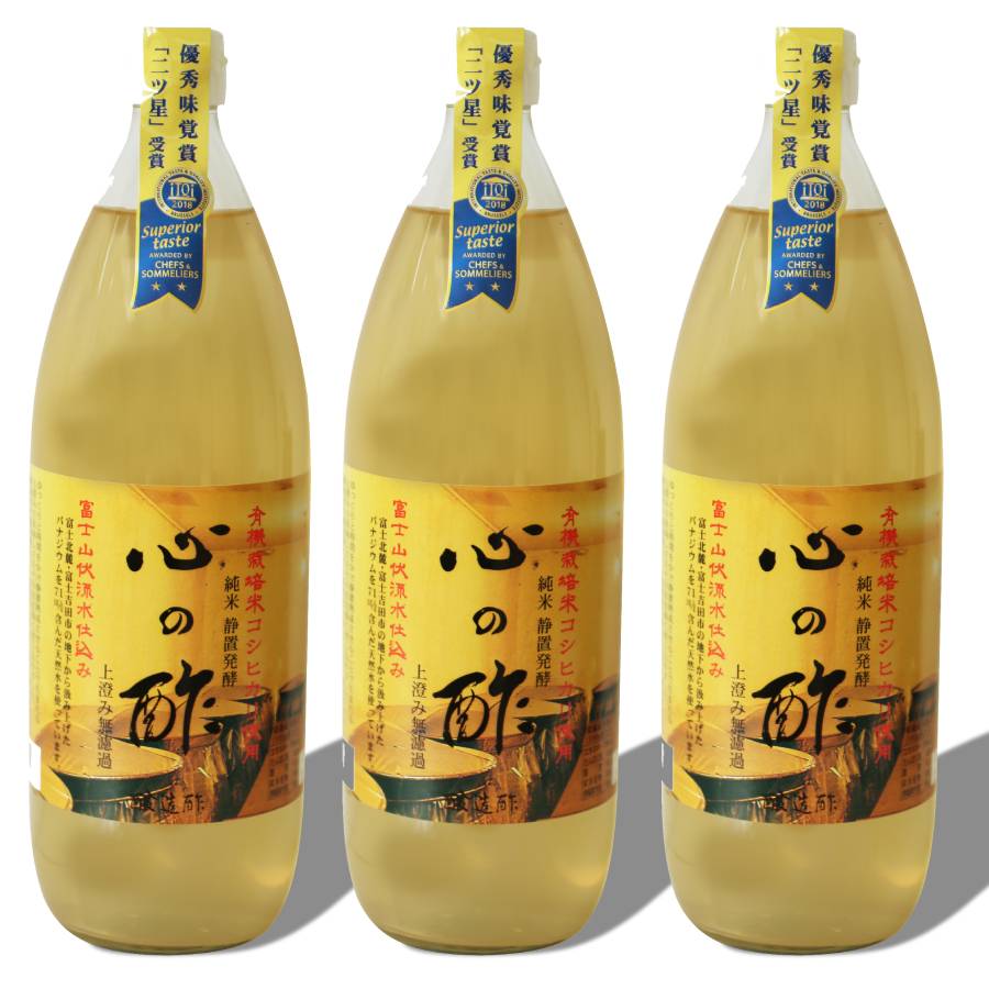 純米 心の酢　1000ml×3本