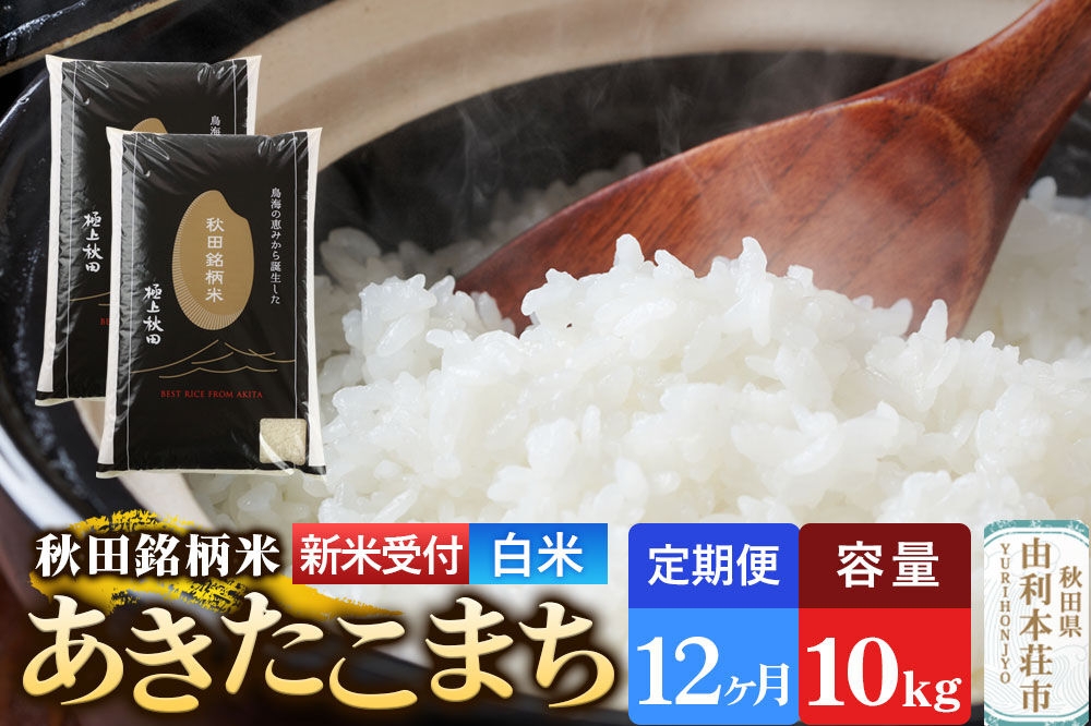 
                  《令和8年産 新米受付》《定期便12ヶ月》【白米】極上秋田銘柄米 あきたこまち 10kg（5kg×2袋） [新米受付 米 お米 こめ 白米 精米 あきたこまち ブランド米 銘柄米 秋田県産]
                