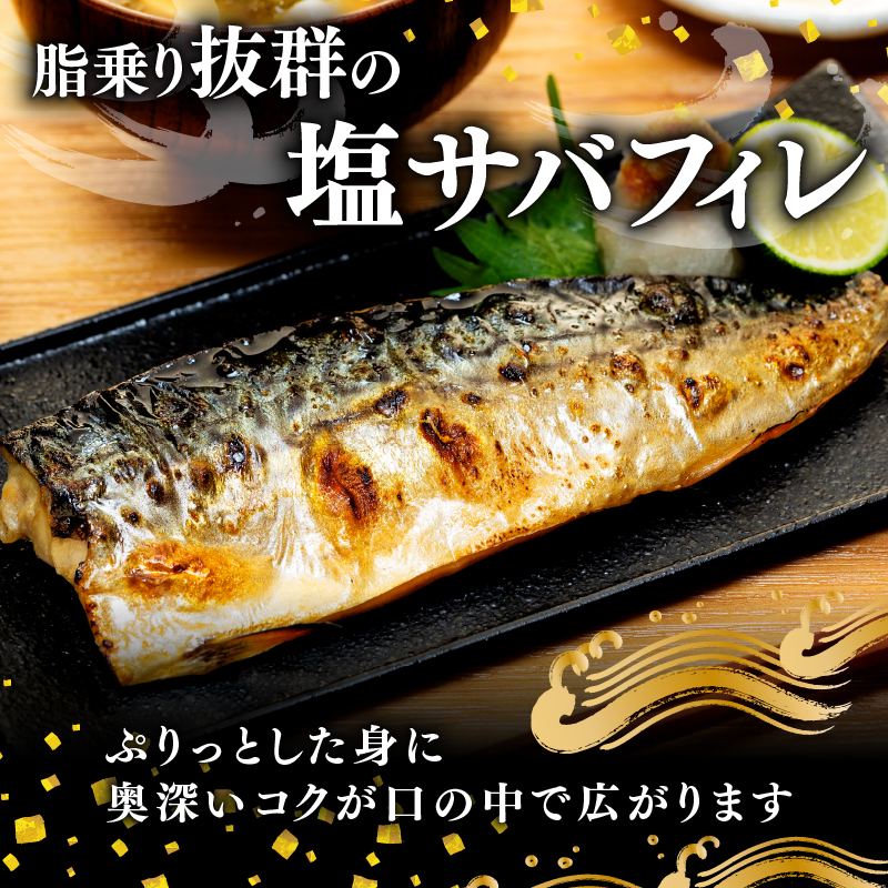 訳あり塩サバ フィレ3kg