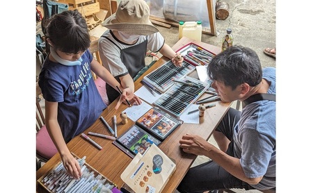 にゃんこけしの絵付け体験 2名様分チケット（オリジナルにゃんこけしを作ろう！）