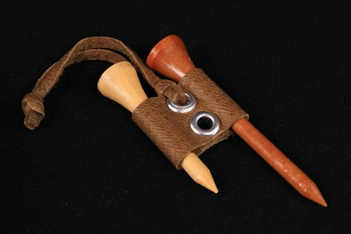 弟子屈町産エゾシカ革ティーホルダー 1029