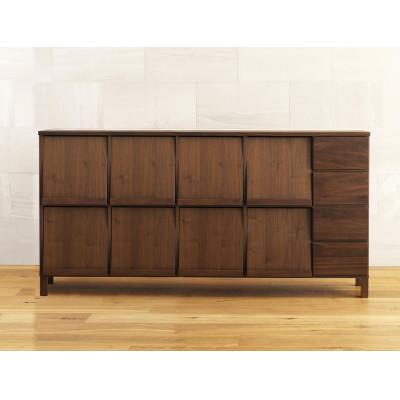 ふるさと納税 筑後市 本棚  レッチェ 180マガジンレコードラック ウォルナット【10年保証】【高野木工】