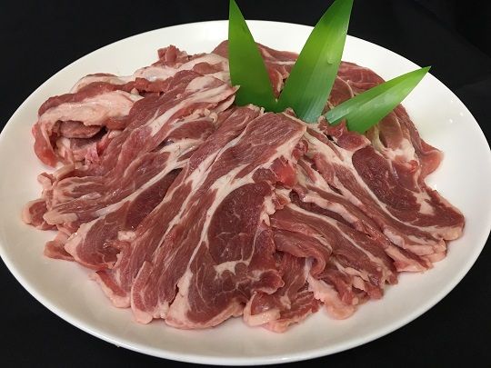 【令和7年産先行予約・6月以降発送】 羽黒緬羊の焼肉セット(600g)　クックミートマルヤマ　K-749