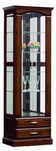 【開梱設置】バーボン60（H）コレクションボード（幅60cm×奥行47cm×高さ189cｍ）| コレクションケース ガラス 飾り棚 コレクションラック 完成品 ショーケース 大型 フィギュア ケース 