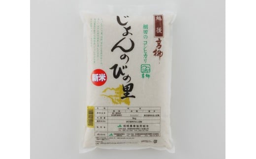 【令和6年産新米】じょんのびの里コシヒカリ 白米 5kg 棚田米[Y0314]