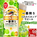 【ふるさと納税】キリンビール 一番搾り とれたてホップ 生ビール 500ml 24本 キリン 2024年 令和6年産 遠野産 ホップ IBUKI 期間限定 数量限定 醸造 岩手県 遠野市 お酒 BBQ お歳暮 ギフト 缶ビール KIRIN 麒麟 きりん ビール 送料無料 とれいち 箱 ケース 限定 ホップ農家